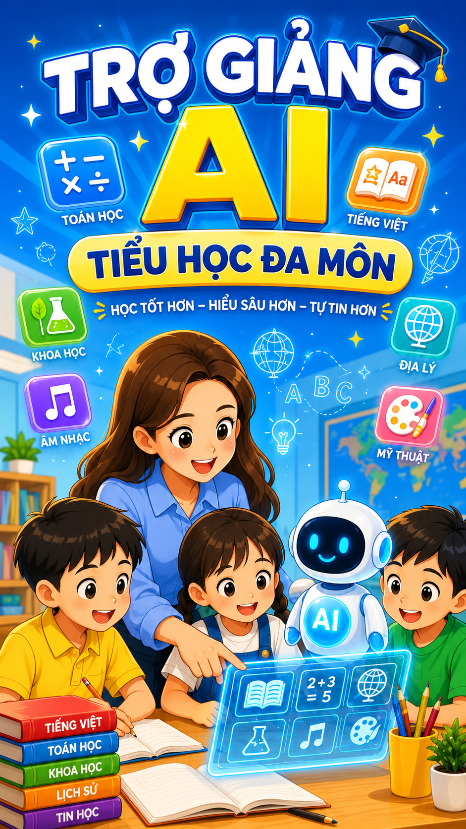 Trợ Giảng AI - Giải Thích Kiến Thức Tiểu Học Cho Thầy Cô
