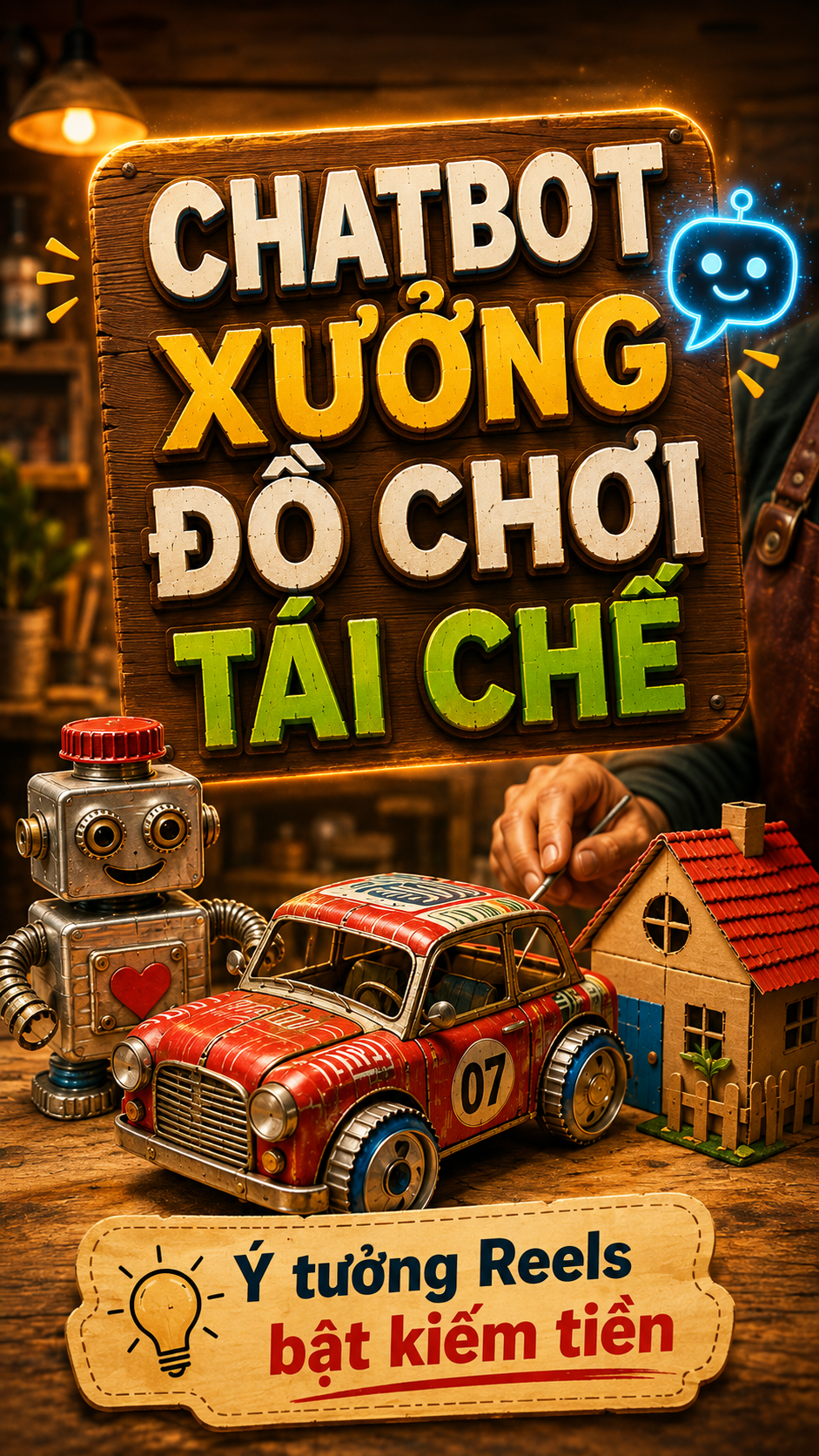 Chatbot GPT - Xưởng Đồ Chơi Tái Chế