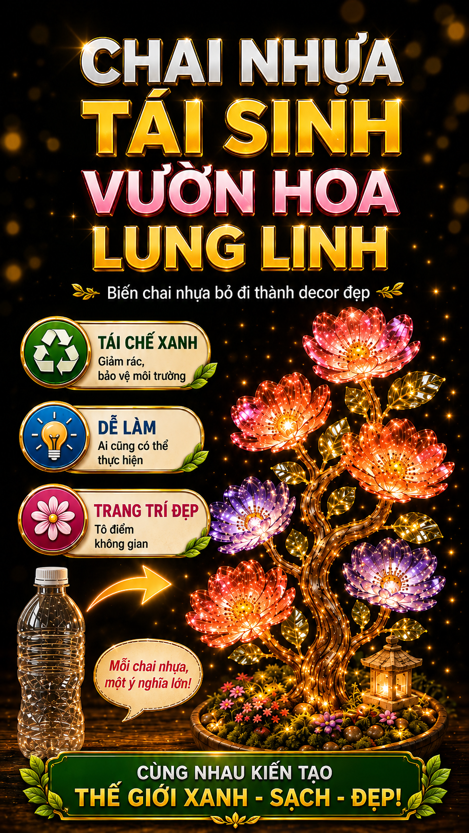 Chatbot GEM - Chai Nhựa Tái Sinh Vườn Hoa Lung Linh